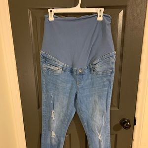 HM ankle length maternity jeans